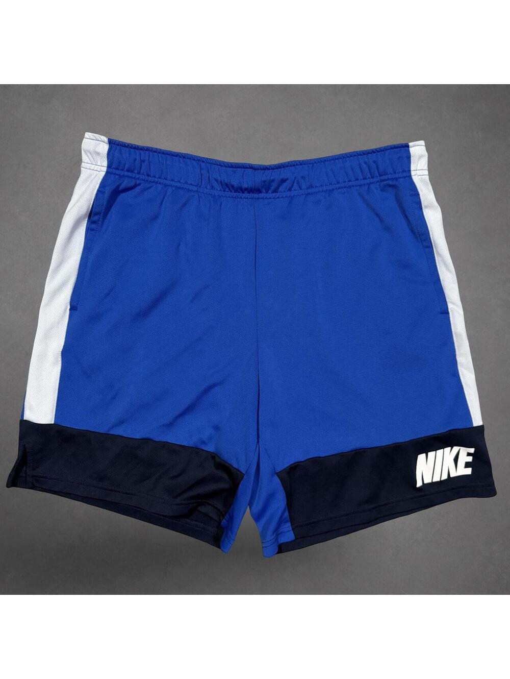 Nike Dri-FIT Blue Colorblock Athletic Shorts XL